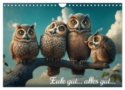 Cover-Bild zum Titel 'Eule gut... alles gut! (Wandkalender 2026 DIN A4 quer), CALVENDO Monatskalender' von 'Artefacti Artefacti'