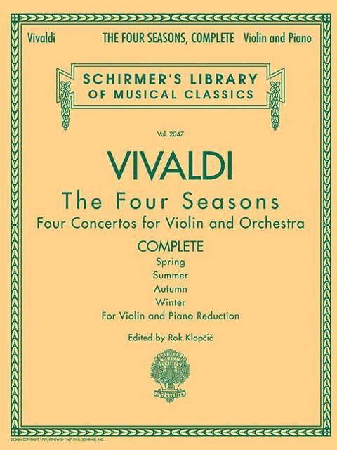 Antonio Vivaldi - The Four Seasons, Complete - Antonio Vivaldi