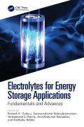 Cover-Bild zum Titel 'Electrolytes for Energy Storage Applications' von ''
