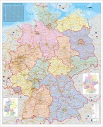 Cover-Bild zum Titel 'Orga-Karte Deutschland 1 : 750 000. Wandkarte Großformat ohne Metallstäbe' von ''