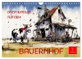 Da ist was los auf dem Bauernhof (Wandkalender 2024 DIN A4 quer), CALVENDO Monatskalender - Peter Roder