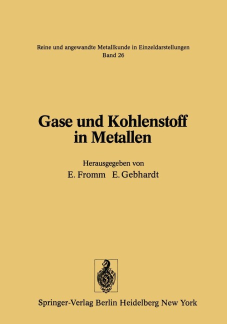Gase und Kohlenstoff in Metallen - 