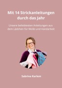 Cover-Bild zum Titel 'Mit 14 Strickanleitungen durch das Jahr' von 'Sabrina Karlem'