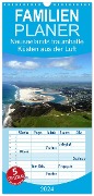 Familienplaner 2024 - Neuseelands traumhafte Küsten aus der Luft mit 5 Spalten (Wandkalender, 21 x 45 cm) CALVENDO - Christian Bosse