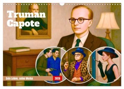 Cover-Bild zum Titel 'Truman Capote (Wandkalender 2026 DIN A3 quer), CALVENDO Monatskalender' von 'Steffani Lehmann'
