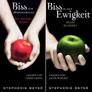 Cover-Bild zum Titel 'Bella und Edward: Biss-Jubiläumsausgabe - Biss zum Morgengrauen / Biss in alle Ewigkeit (gekürzt)' von 'Stephenie Meyer'