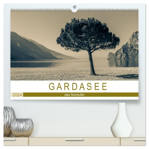 GARDASEE - das Nordufer (hochwertiger Premium Wandkalender 2024 DIN A2 quer), Kunstdruck in Hochglanz - Sebastian Rost