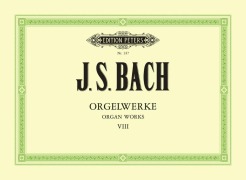 Cover-Bild zum Titel 'Orgelwerke in 9 Bänden - Band 8' von 'Johann Sebastian Bach'