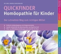 Cover-Bild zum Titel 'Quickfinder- Homöopathie für Kinder' von 'Markus Wiesenauer'