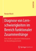 Cover-Bild zum Titel 'Diagnose von Lernschwierigkeiten im Bereich funktionaler Zusammenhänge' von 'Renate Nitsch'