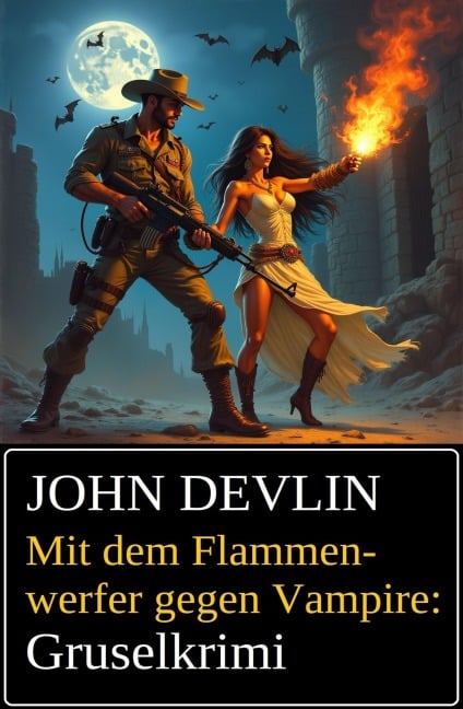 Mit dem Flammenwerfer gegen Vampire: Grusel-Krimi - John Devlin