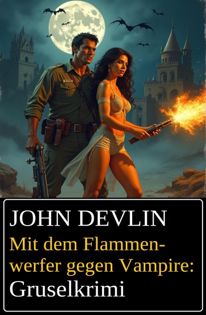 Mit dem Flammenwerfer gegen Vampire: Grusel-Krimi - John Devlin