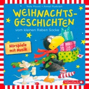 Cover-Bild zum Titel 'Weihnachtsgeschichten vom kleinen Raben Socke' von 'Nele Moost, Annet Rudolph'