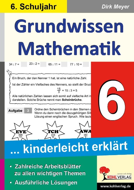 Grundwissen Mathematik 6. Schuljahr - Dirk Meyer