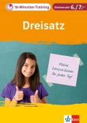 Cover-Bild zum Titel 'Klett 10-Minuten-Training Mathematik Dreisatz 6./7. Klasse' von ''