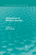 Cover-Bild zum Titel 'Opposition in Western Europe' von ''