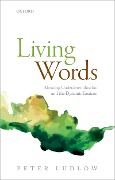 Cover-Bild zum Titel 'Living Words' von 'Peter Ludlow'