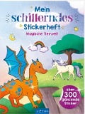 Cover-Bild zum Titel 'Mein schillerndes Stickerheft -  Magische Tierwelt' von ''