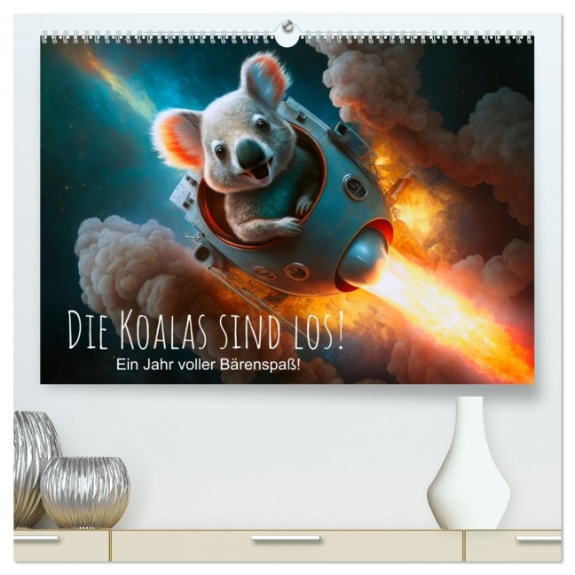 Die Koalas sind los! Ein Jahr voller Bärenspaß (hochwertiger Premium Wandkalender 2026 DIN A2 quer), Kunstdruck in Hochglanz - Artefacti Artefacti