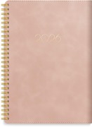 Cover-Bild zum Titel 'Burde Kalender 2026 Senator A5 Twist rosa' von ''