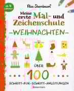 Cover-Bild zum Titel 'Meine erste Mal- und Zeichenschule - Weihnachten. Ab 4 Jahren' von 'Nico Sternbaum'