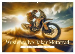 Cover-Bild zum Titel 'Wüstenrallye Dakar Motorrad (Wandkalender 2026 DIN A2 quer), CALVENDO Monatskalender' von 'Torsten Irmer'