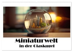 Cover-Bild zum Titel 'Miniaturwelt in der Glaskugel (Wandkalender 2026 DIN A2 quer), CALVENDO Monatskalender' von 'Liselotte Brunner-Klaus'