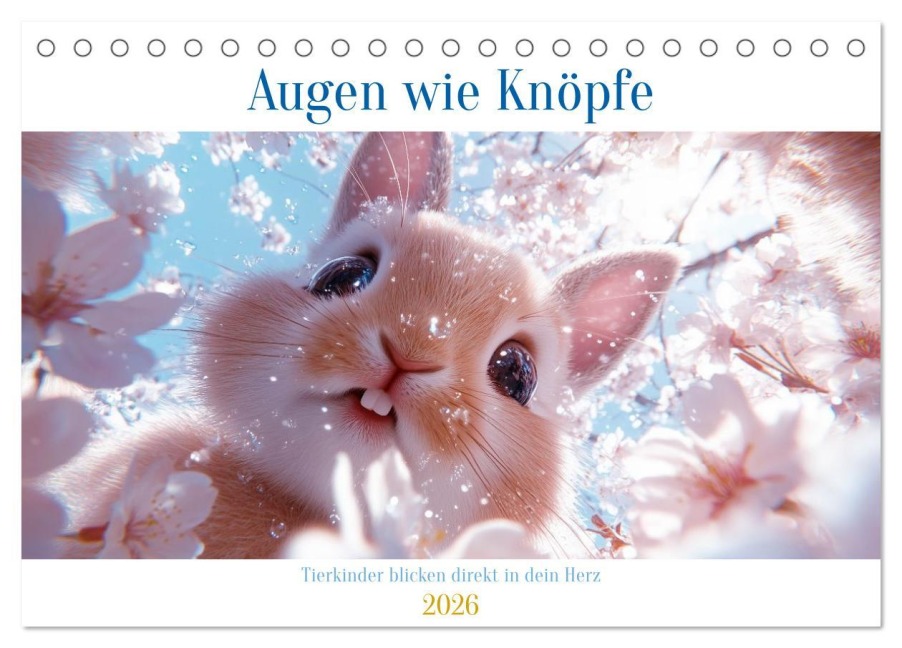 Augen wie Knöpfe (Tischkalender 2026 DIN A5 quer), CALVENDO Monatskalender - Steffen Gierok-Latniak