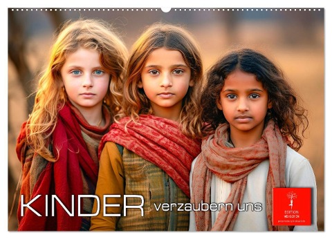 Kinder verzaubern uns (Wandkalender 2025 DIN A2 quer), CALVENDO Monatskalender - Peter Roder