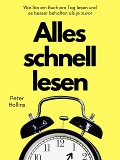 Cover-Bild zum Titel 'Alles schnell lesen' von 'Peter Hollins'
