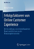 Cover-Bild zum Titel 'Erfolgsfaktoren von Online Customer Experience' von 'Greta Frohne'