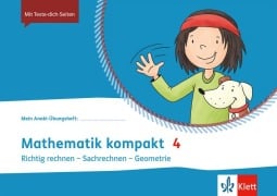 Cover-Bild zum Titel 'Mathematik kompakt 4. Übungsheft Klasse 4' von ''