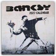 Cover-Bild zum Titel 'Banksy 2027 - 16-Monatskalender' von 'Robin Red'