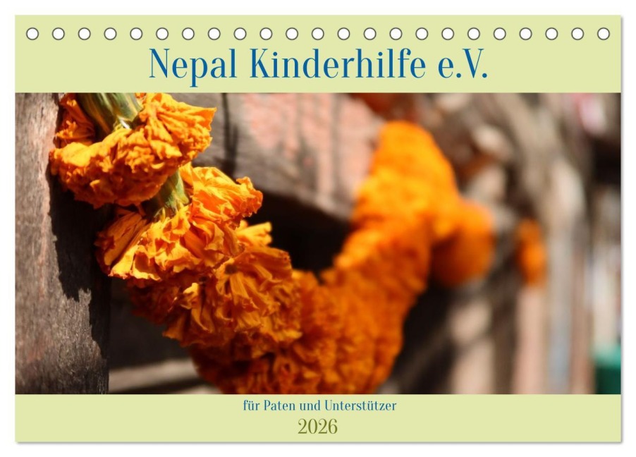 Kalender 2026 der Nepal Kinderhilfe e.V. (Tischkalender 2026 DIN A5 quer), CALVENDO Monatskalender - Nicolle Range