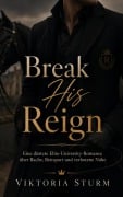 Cover-Bild zum Titel 'Break His Reign: Eine düstere Elite-University-Romance über Rache, Reitsport und verbotene Nähe' von 'Viktoria Sturm'