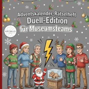 Cover-Bild zum Titel 'Adventskalender-Rätselheft  Duell-Edition' von 'Rätselio Media'