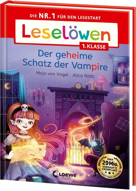 Leselöwen 1. Klasse - Der geheime Schatz der Vampire - Maja von Vogel