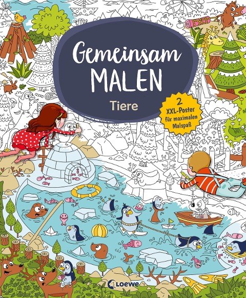 Gemeinsam malen - Tiere - 