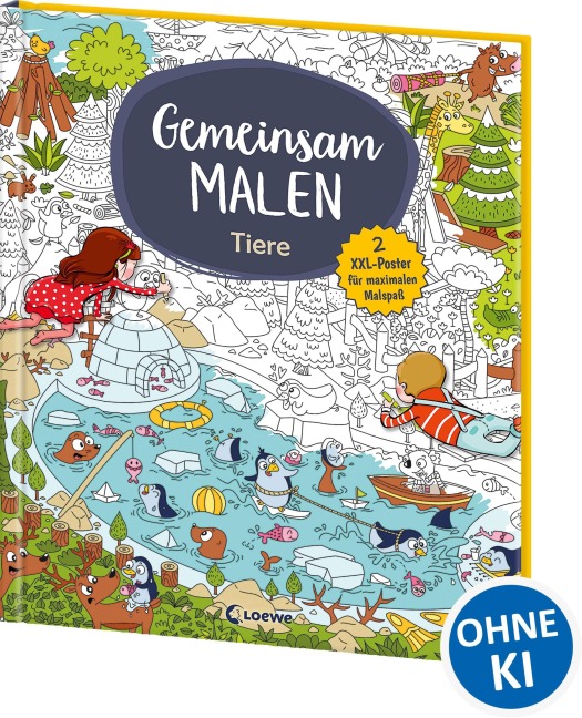 Gemeinsam malen - Tiere - 