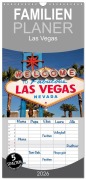 Cover-Bild zum Titel 'Familienplaner 2026 - Las Vegas mit 5 Spalten (Wandkalender, 21 x 45 cm) CALVENDO' von 'Peter Schickert'