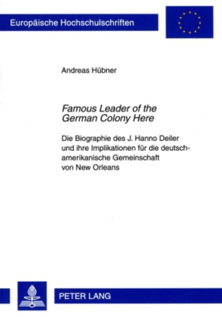 'Famous Leader of the German Colony Here' - Andreas Hübner