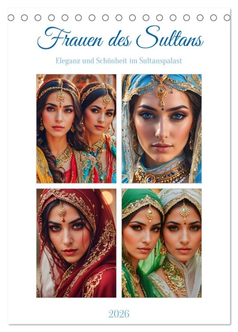 Frauen des Sultans (Tischkalender 2026 DIN A5 hoch), CALVENDO Monatskalender - Katharina Stachanczyk