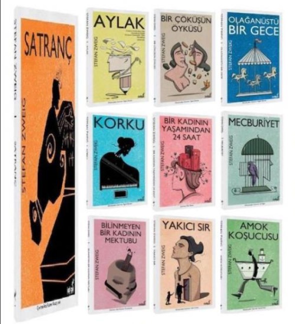 Stefan Zweig Seti - 10 Kitap Takim - Stefan Zweig
