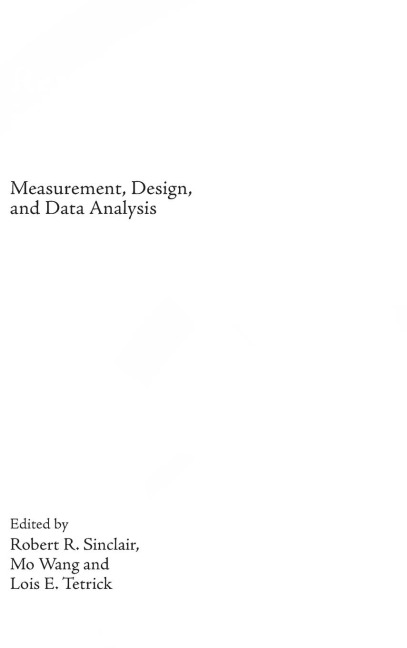 Research Methods in Occupational Health Psychology - 