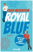 Cover-Bild zum Titel 'Royal Blue' von 'Casey McQuiston'