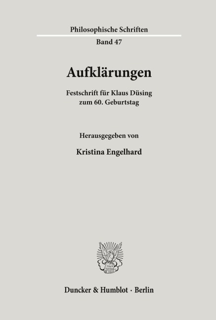 Aufklärungen. - 