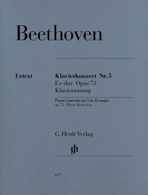 Konzert für Klavier und Orchester Nr. 5 Es-dur op. 73 - Ludwig van Beethoven