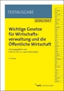 Cover-Bild zum Titel 'Wichtige Gesetze für Wirtschaftsverwaltung und die Öffentliche Wirtschaft' von ''