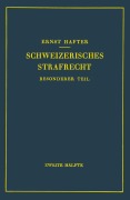 Cover-Bild zum Titel 'Schweizerisches Strafrecht' von 'Ernst Hafter'