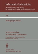 Cover-Bild zum Titel 'Verkehrsanalyse in endlichen Zeiträumen' von 'W. Kowalk'